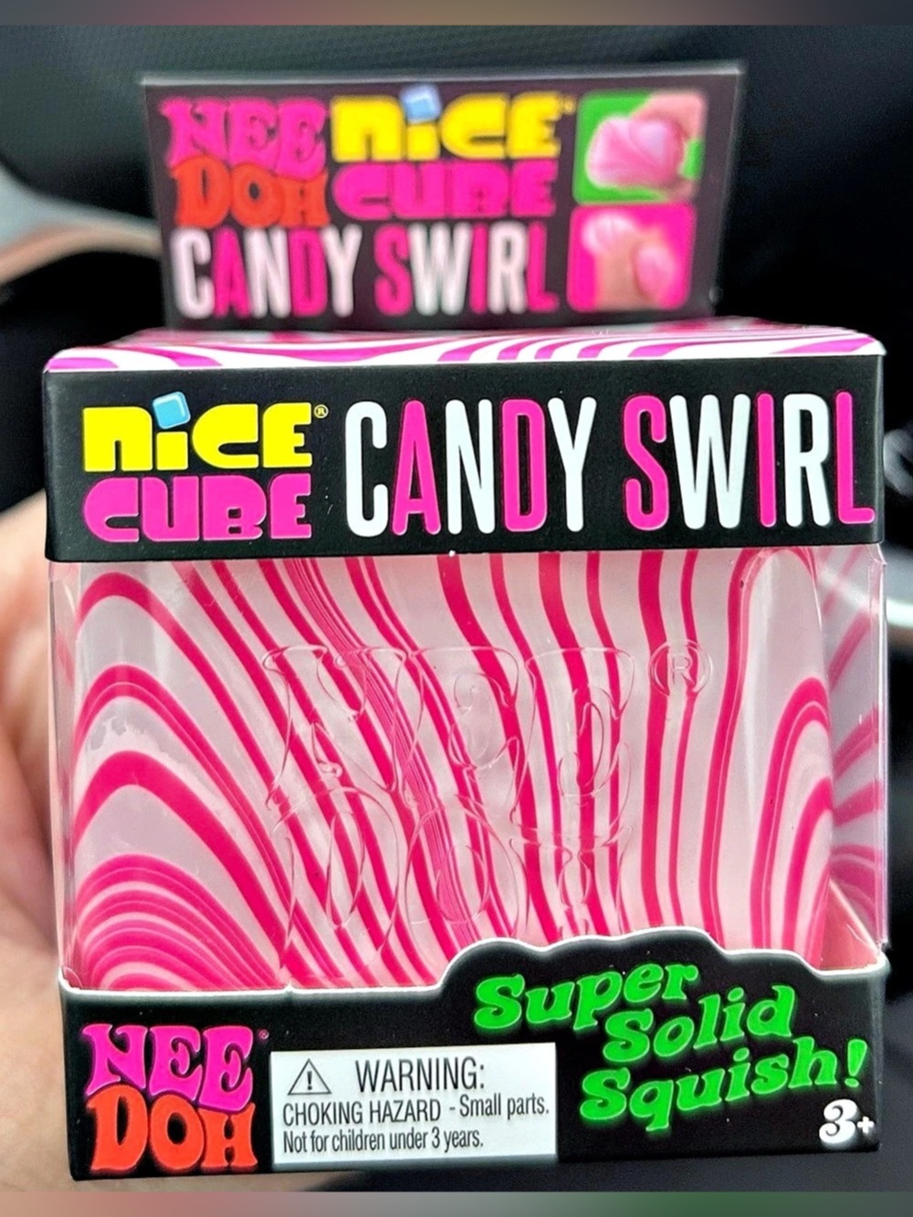 NeeDoh Candy Swirl Squish Toy NWT